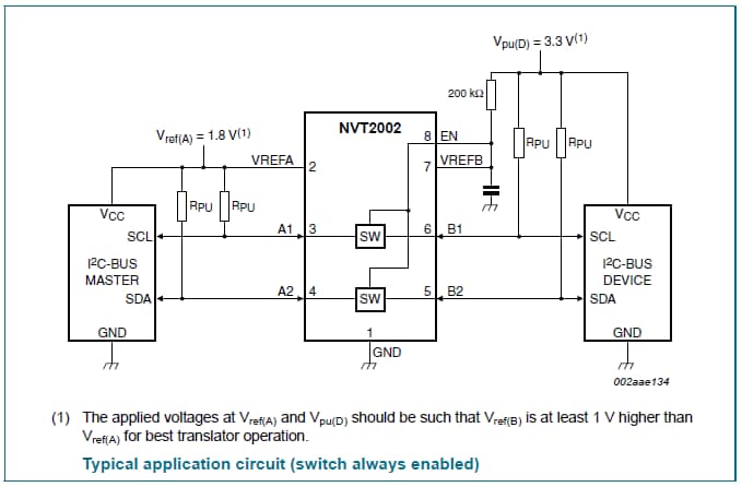 NXP Semiconductors NVT2006/08/10 Voltage-Level Translators