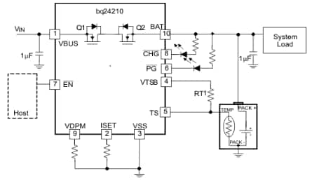 Texas Instruments bq24210 800mA Li-Ion Battery Solar Charger