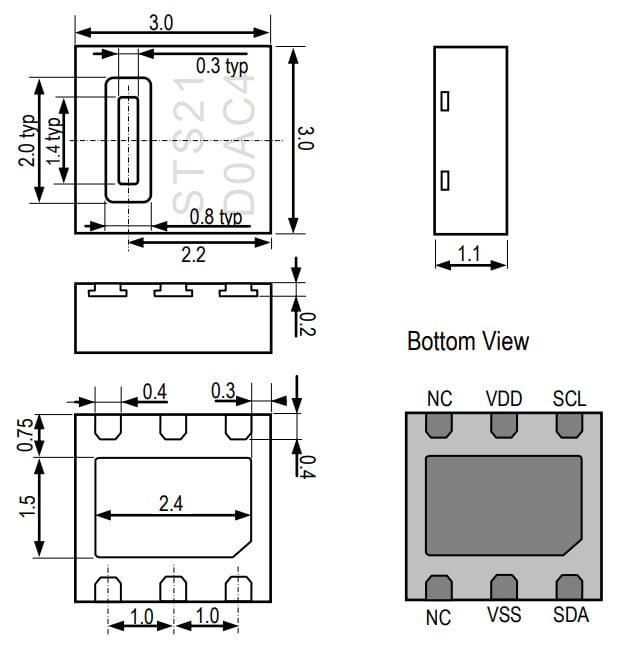 Sensirion STS21 Digital Temperature Sensors