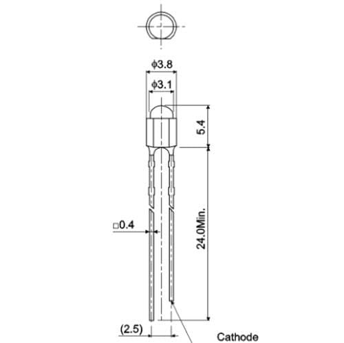 ROHM Semiconductor SLR-343x/SLR343x Circular LEDs