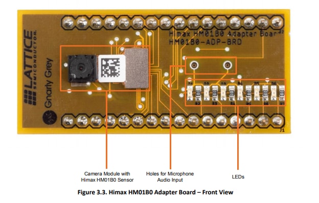 Lattice Semiconductor Himax HM01B0 UPduino Shield