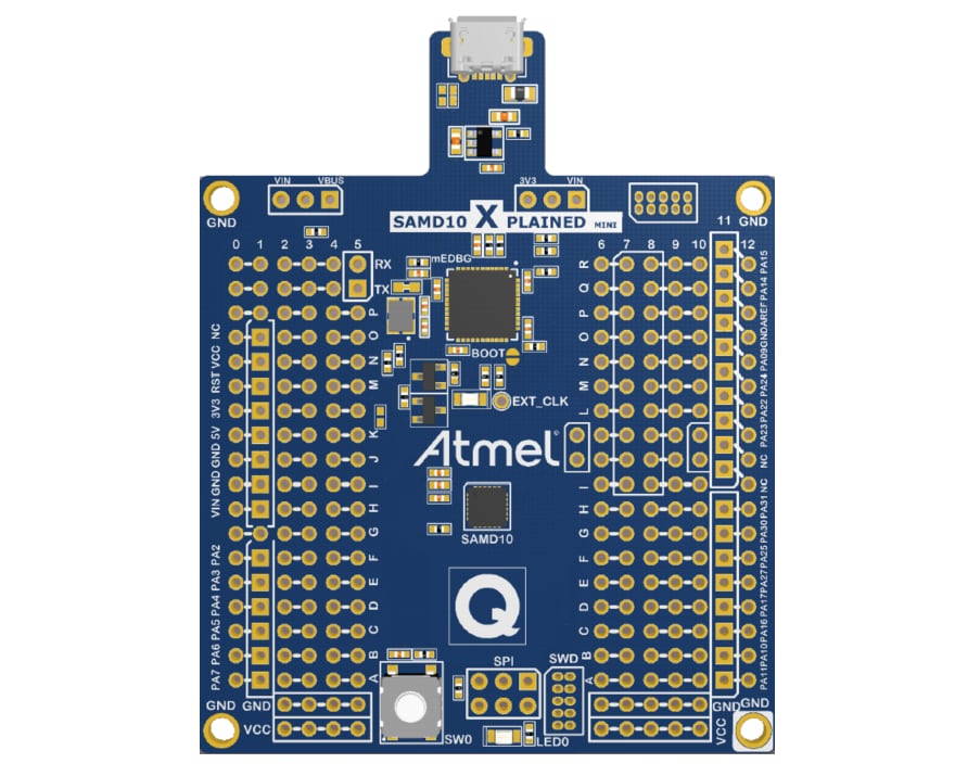Location Circuit - Atmel / Microchip ATSAMD10 Xplained Mini Evaluation Kit