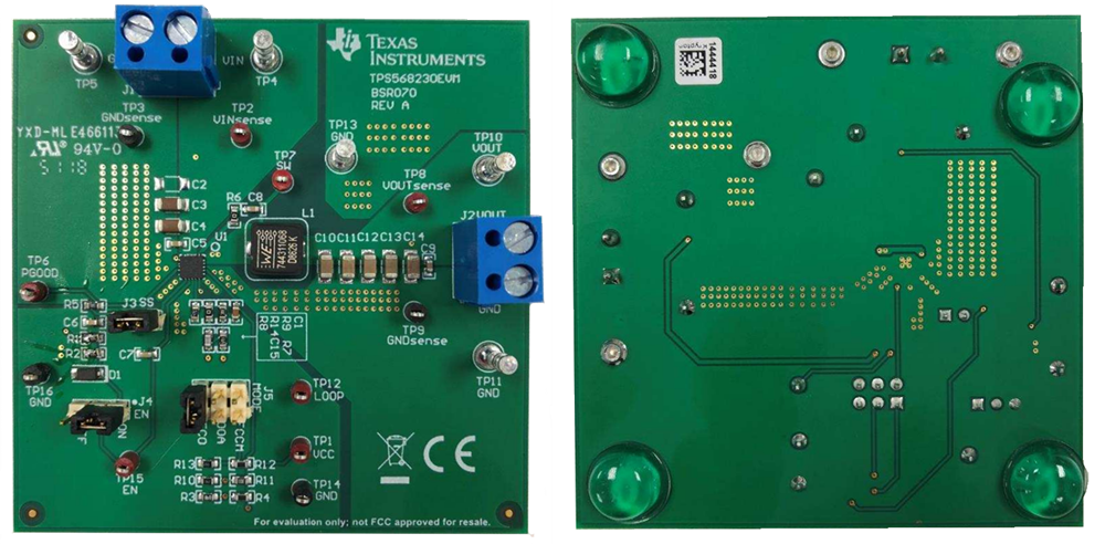 Location Circuit - Texas Instruments TPS568230EVM Evaluation Module