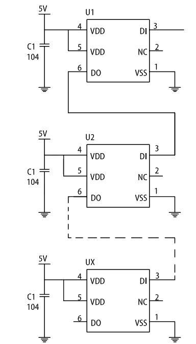 Application Circuit Diagram - Kingbright AAAF5050-MC-K12 Surface Mount LED Lamp