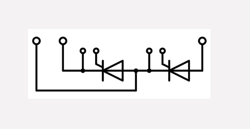 Application Circuit Diagram - Infineon Technologies TT600N16KOF 60mm Thyristor/Thyristor Module