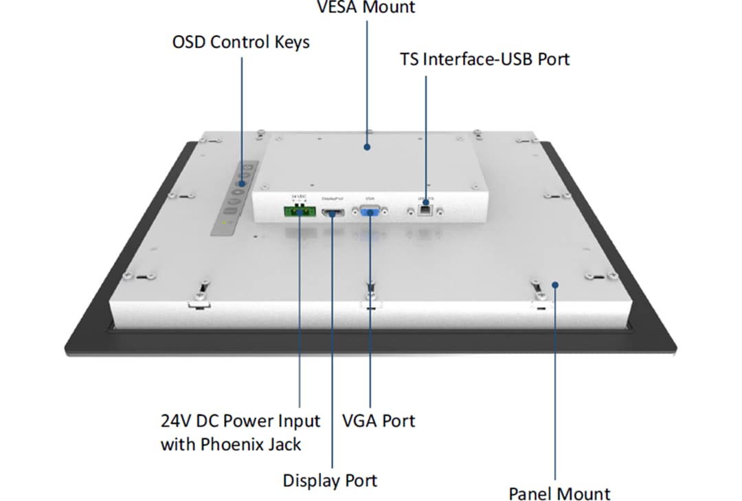 Advantech FPM-800S Industrial Monitors