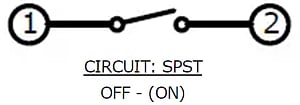 Schematic - E-Switch TL6155 Tactile Switch