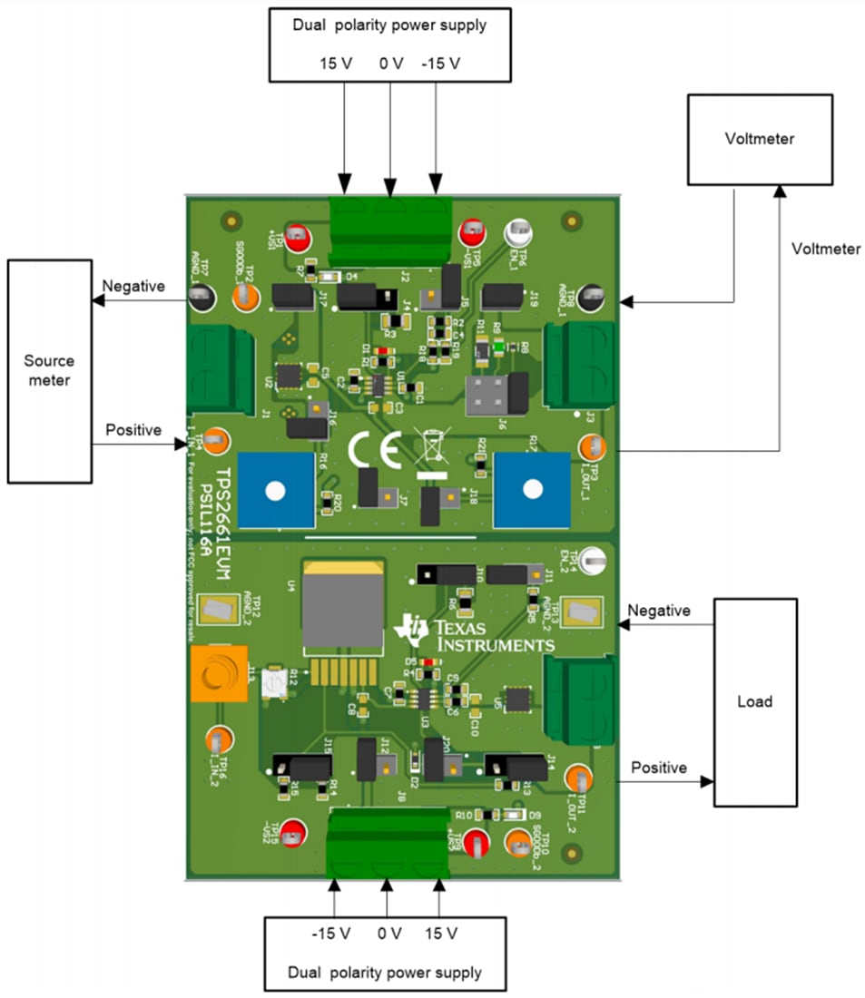 Mechanical Drawing - Texas Instruments TPS2661EVM Current Loop Protector EVM