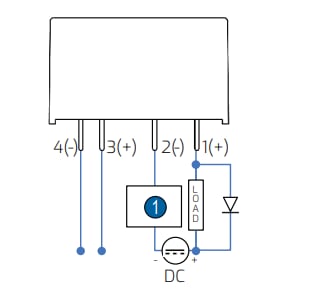 Chart - Crouzet GND Board SIP Solid State Relays