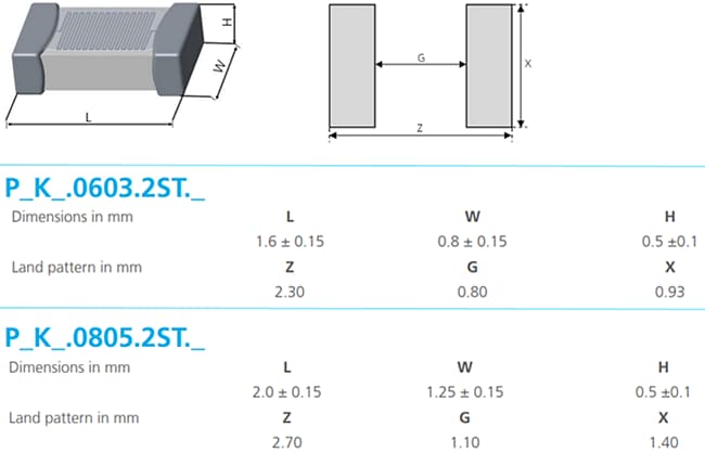 Innovative Sensor Technology Board Mount Platinum Temperature Sensors SMD