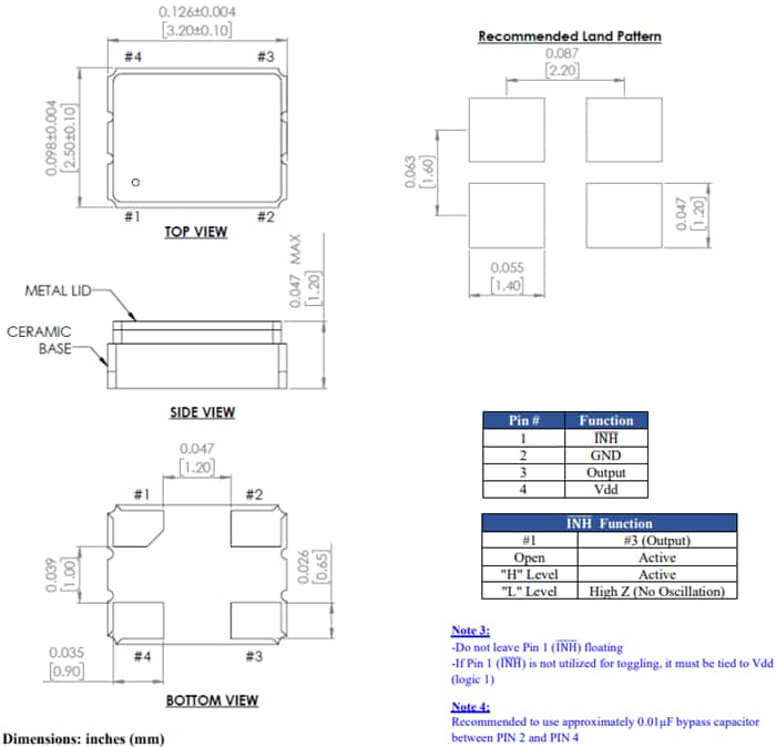 Abracon ASEKDVAIG 32.768kHz Continuous Voltage Crystal XO