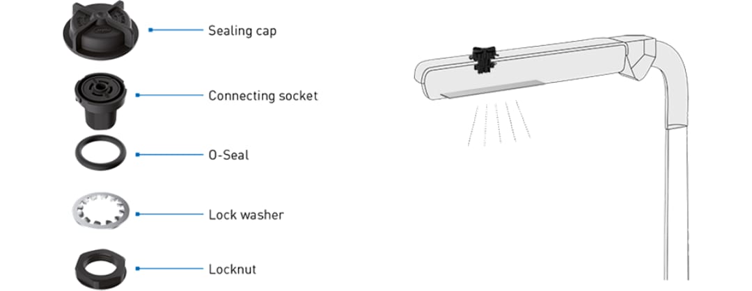 BJB 47.121 Smart Lighting Receptacle