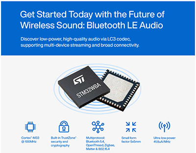 STMicroelectronics STM32WBA5 Multiprotocol Wireless Radio MCUs