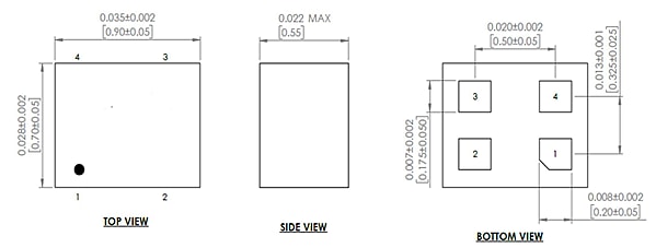 Chart - Abracon ABSES SMD SAW Filter