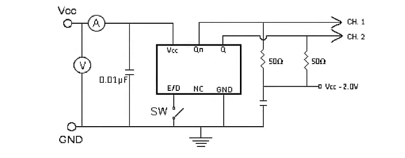 Application Circuit Diagram - Pletronics Inc. PECL Optical Network Clock Oscillators