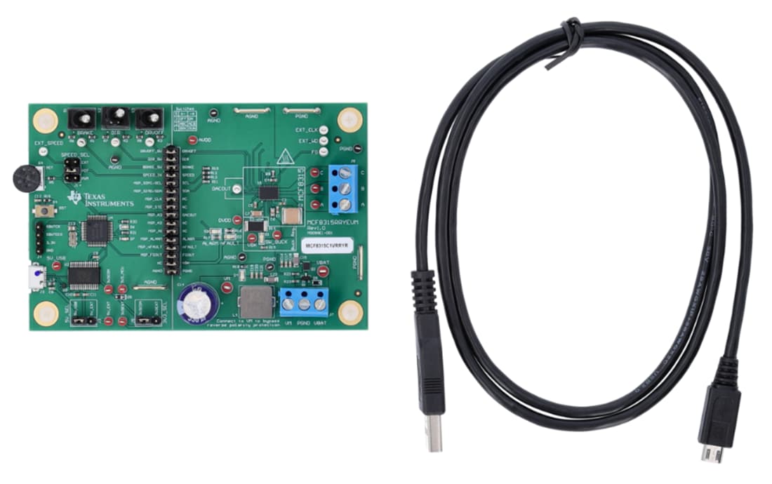 Chart - Texas Instruments MCF8315RRYEVM Evaluation Module (EVM)