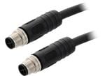 L-Com M12 S-Code AC Power Shielded Cable Assemblies