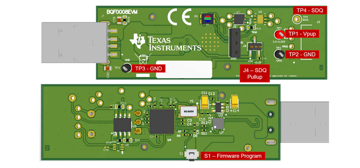 Location Circuit - Texas Instruments BQF0008EVM Evaluation Module