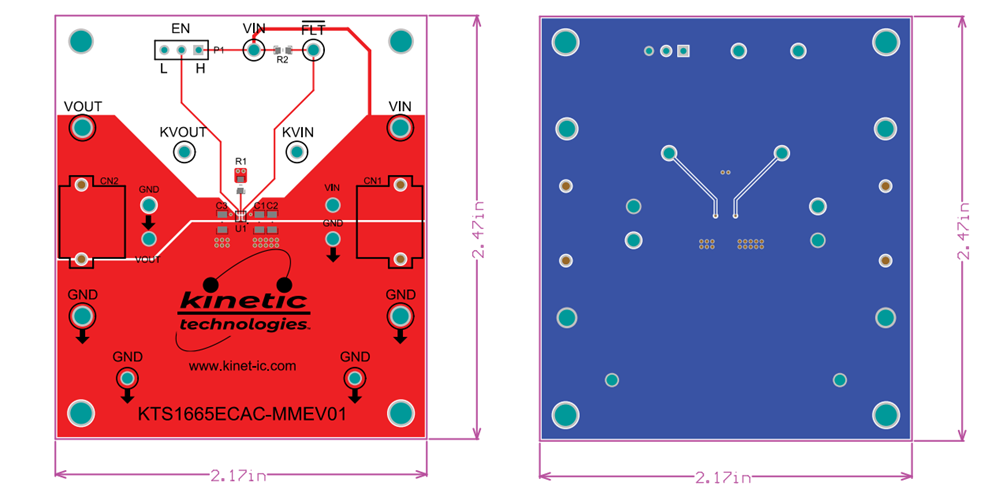Location Circuit - Kinetic Technologies KTS1665 Evaluation Kit