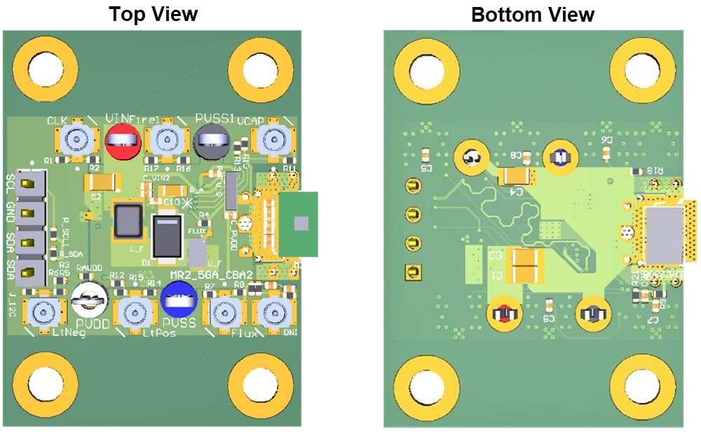Mechanical Drawing - Silanna SLE2001-V01 FirePower Evaluation Board