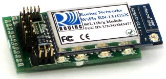 Microchip WiFly GSX Super Module SuRF Board