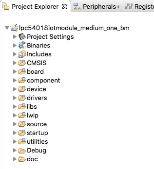 After Importing the Project Source Code Files Into MCUXpresso