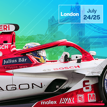Mouser-Backed Formula E Team Readies for First-Ever Indoor/Outdoor Race in London